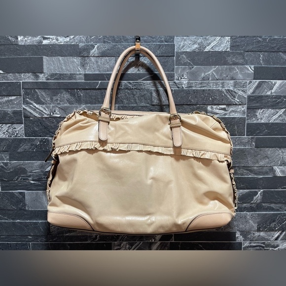 GUCCI Calfskin Leather Ruffles Sabrina Tote - Picture 10 of 10